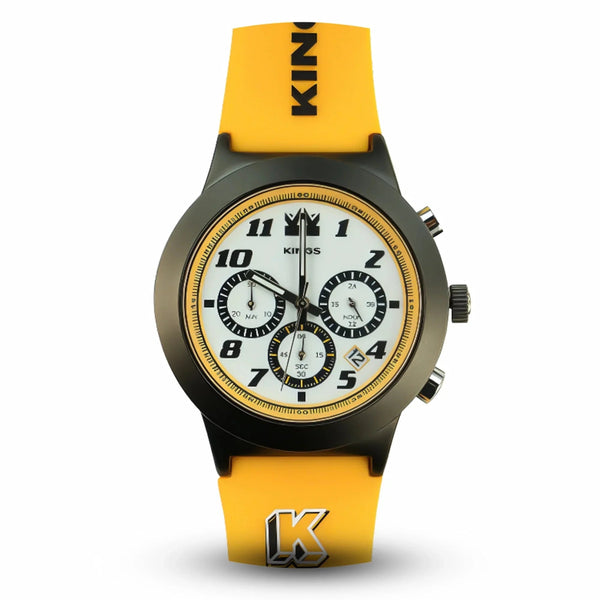 Golden Pass Cronógrafo 44mm - Kings League Relojes